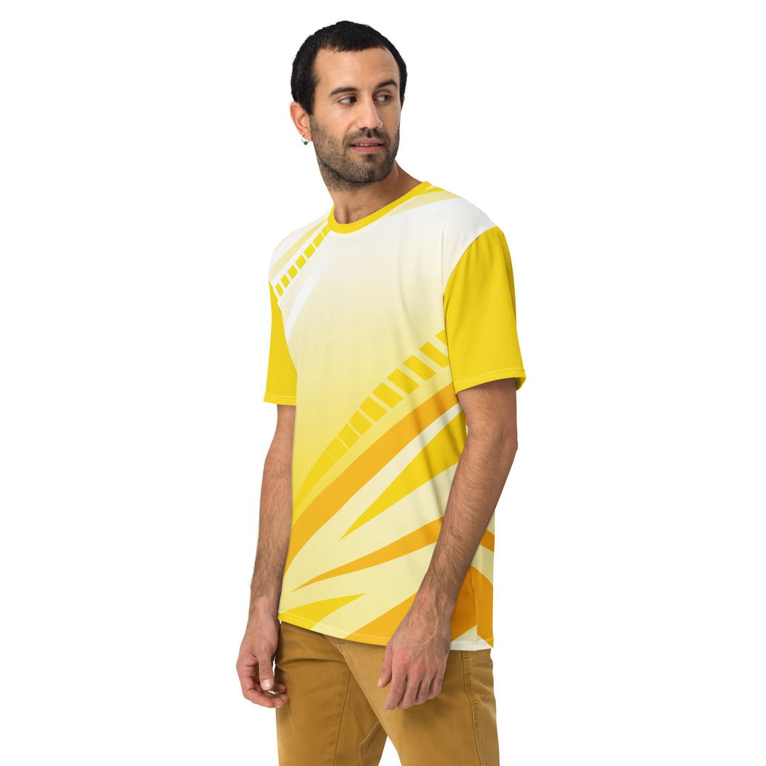 Premium Men's Jersey - Yellow-White Shine