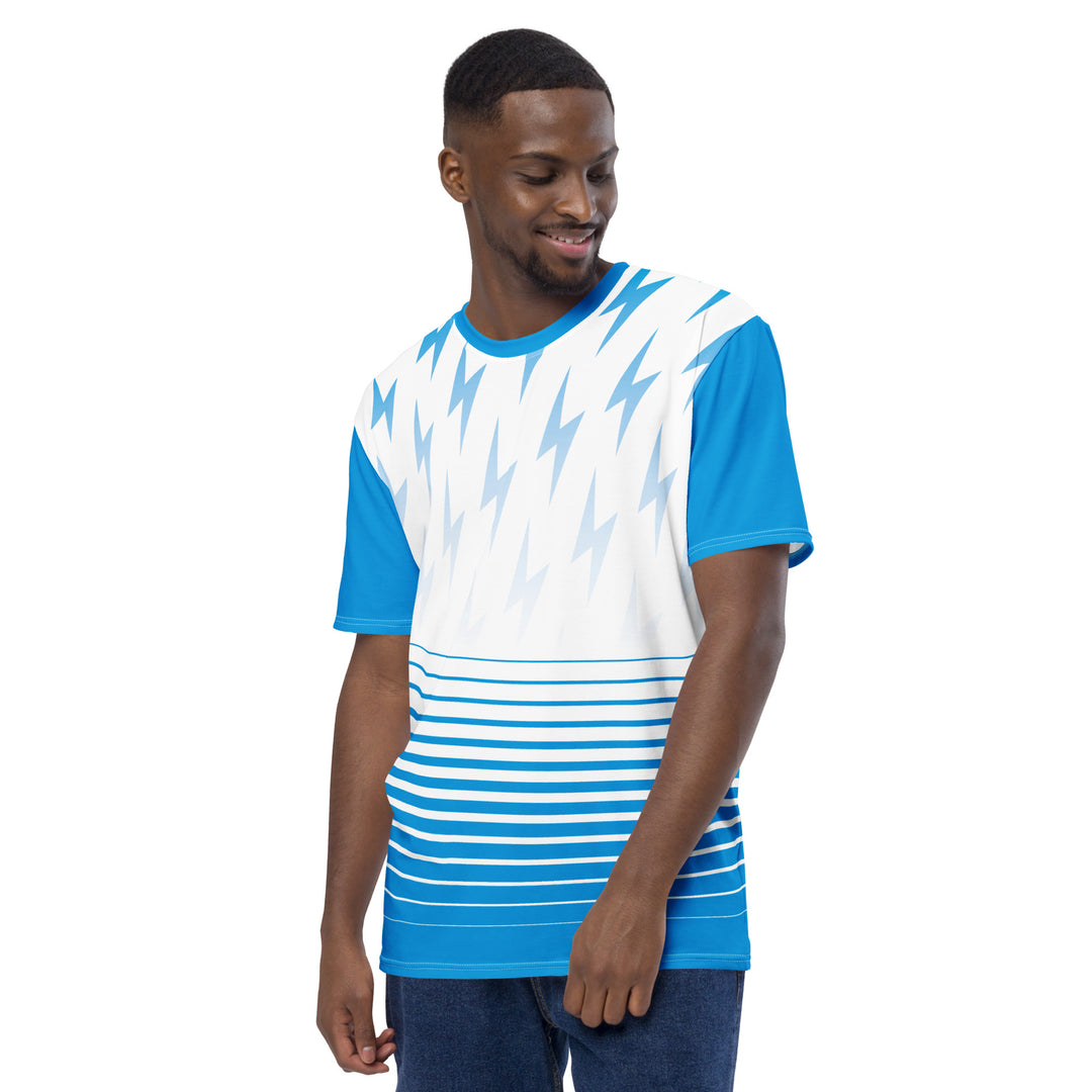 Premium Men's Jersey - Blue-White Bolt