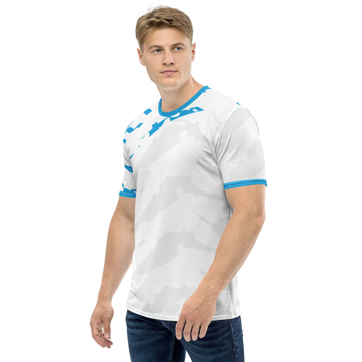 Premium Men's Jersey - Grey-Blue Fin