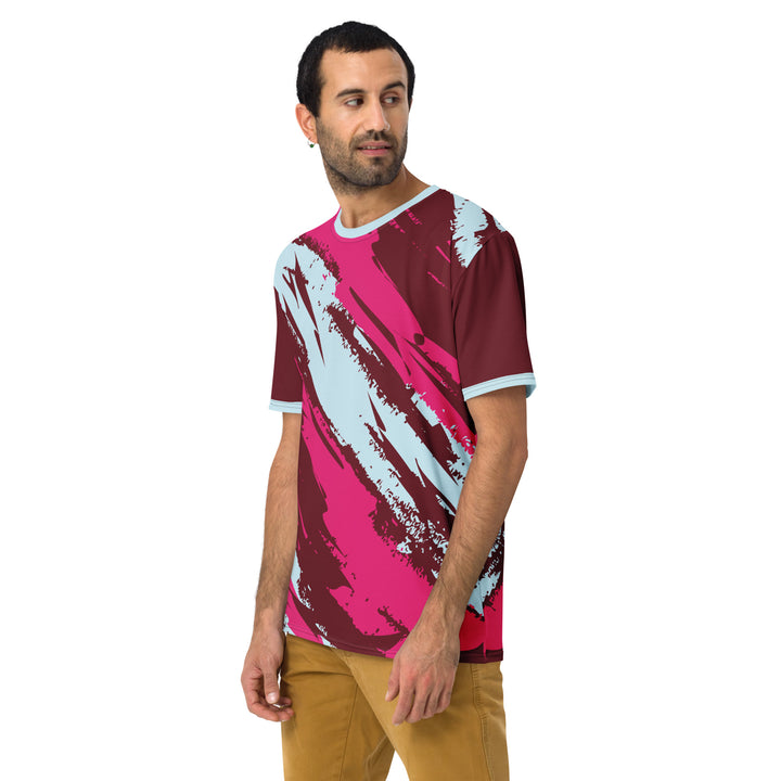 Premium Men's Jersey - Red-Pink Breaker