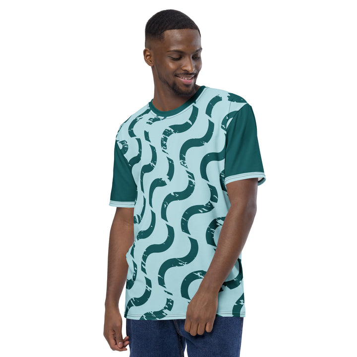 Premium Men's Jersey - Green Wave