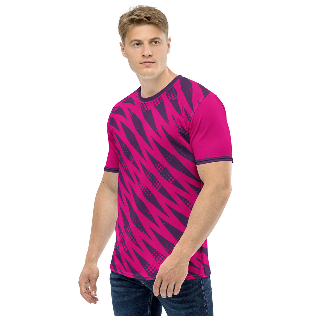 Premium Men's Jersey - Pink-Purple Diamond