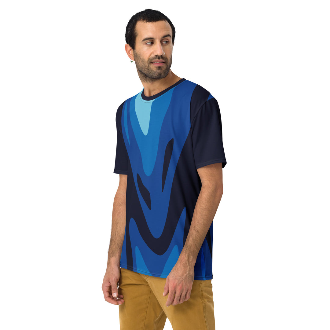 Premium Men's Jersey - Blue Paint