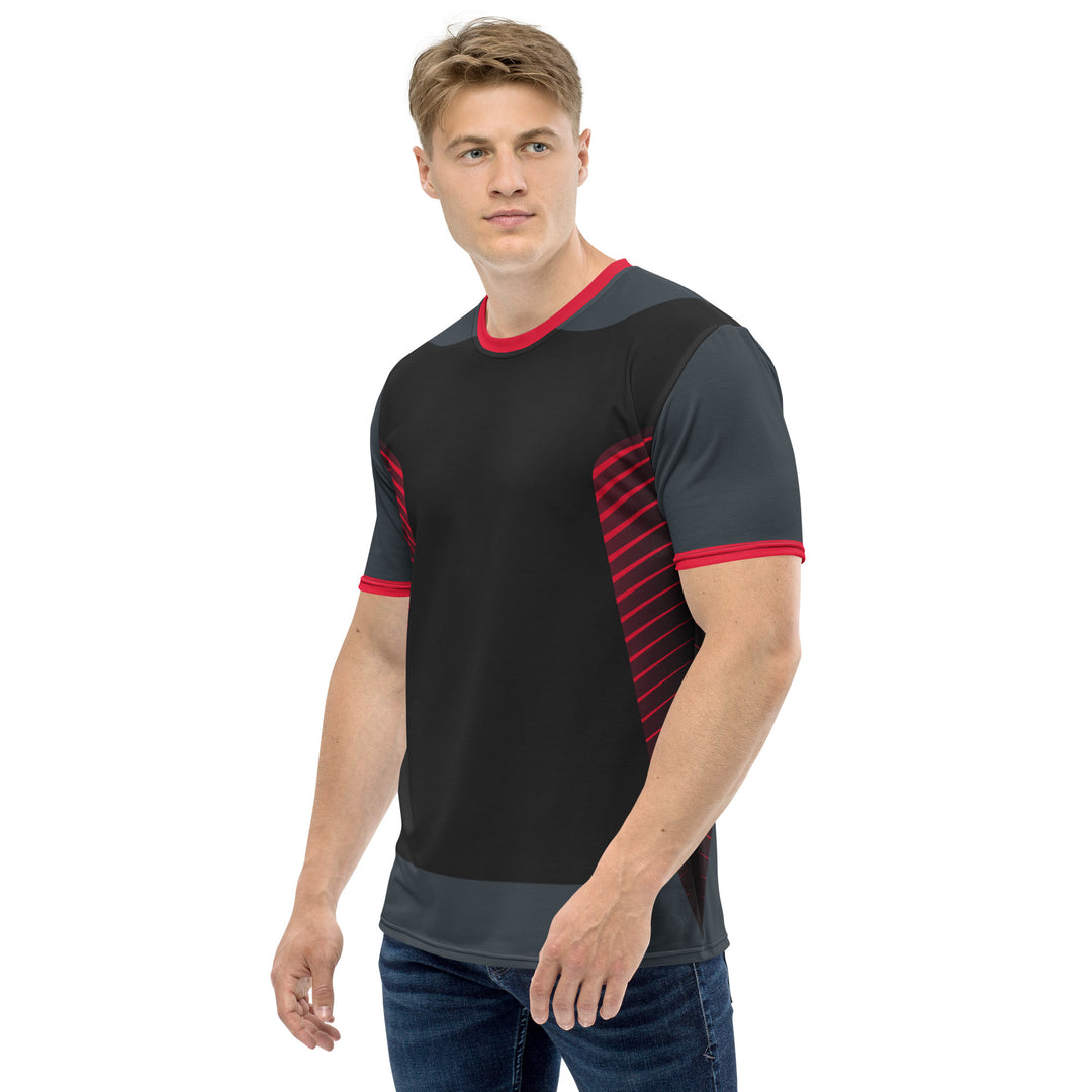 Premium Men's Jersey - Black-Red Hermes