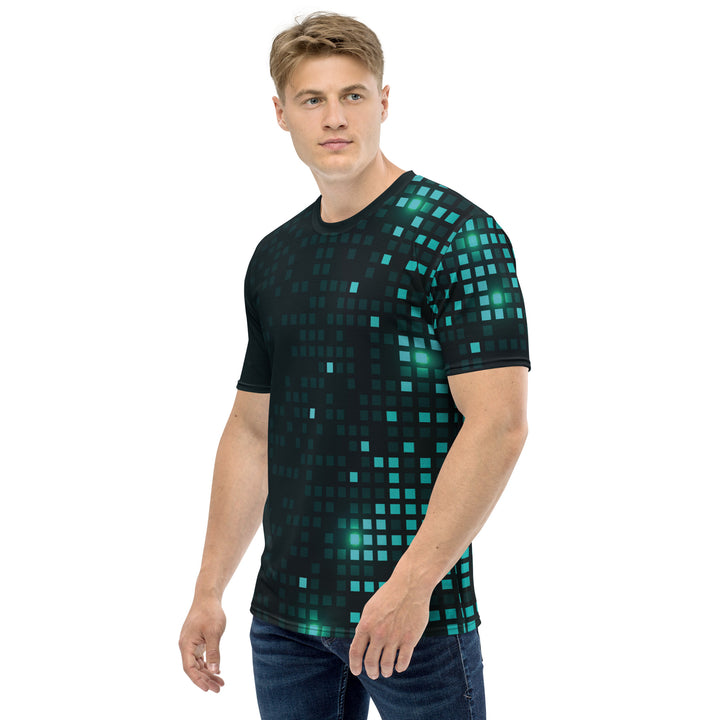 Premium Men's Jersey - Green-Turquoise Shine