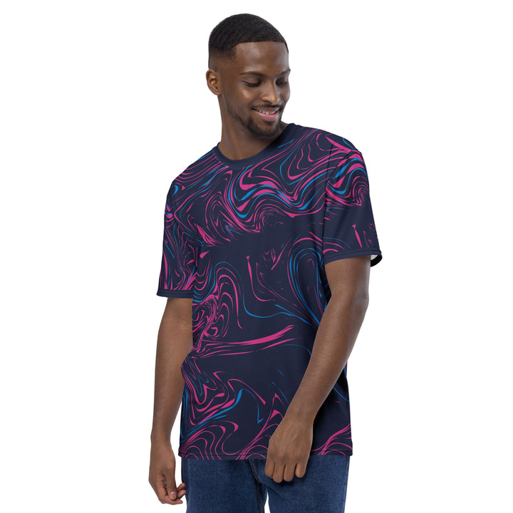 Premium Men's Jersey - Purple-Pink Blend