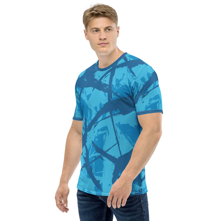 Premium Men's Jersey - Blue Chaos