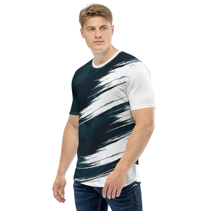 Premium Men's Jersey - Blue-White Shine