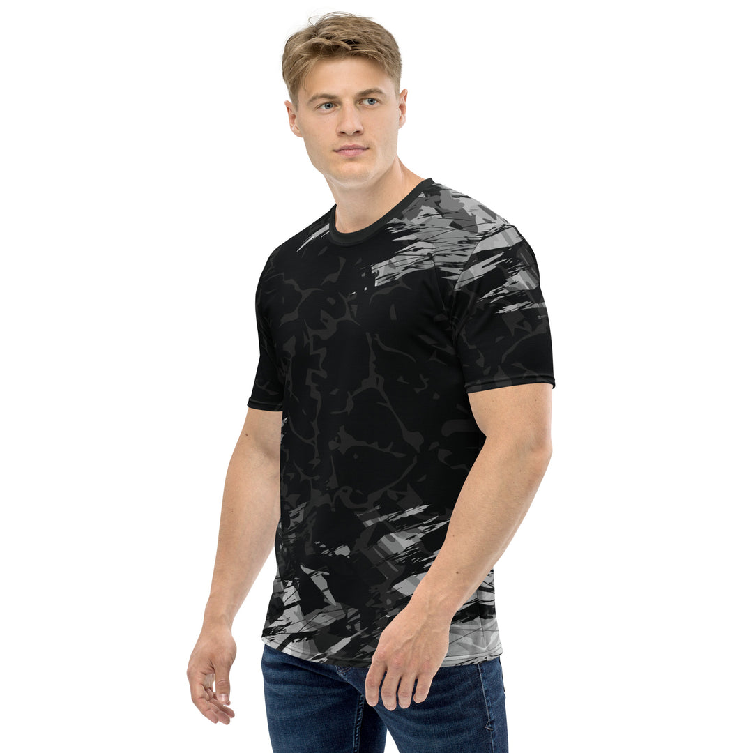 Premium Men's Jersey - Black-Grey End