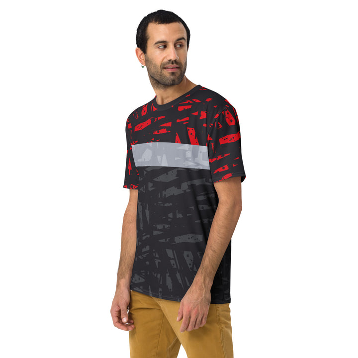 Premium Men's Jersey - Black-Red Separation