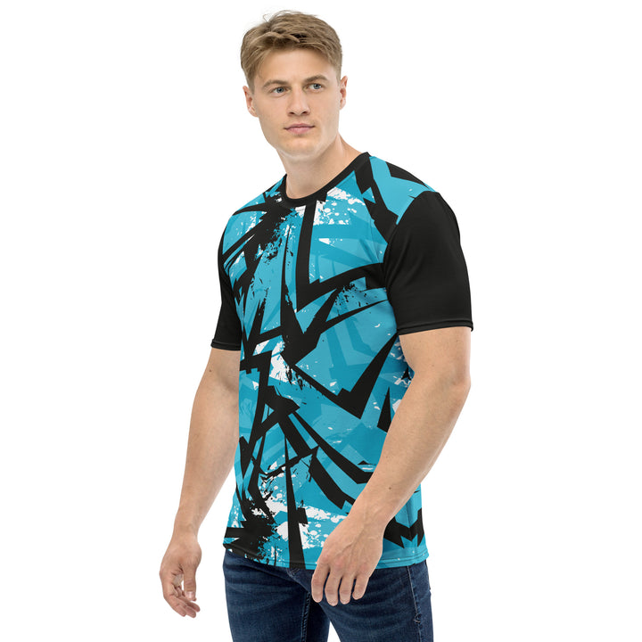 Premium Men's Jersey - Blue-Black Break