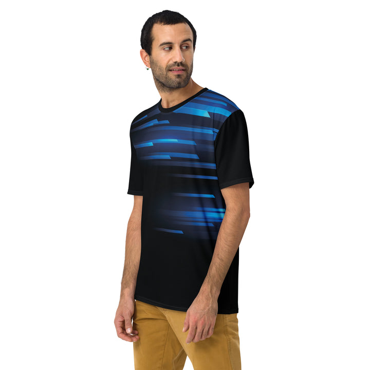 Premium Men's Jersey - Black-Blue Speed