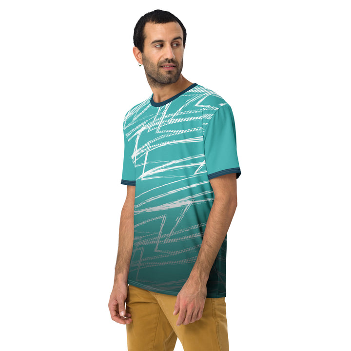 Premium Men's Jersey - Turquoise-White Street