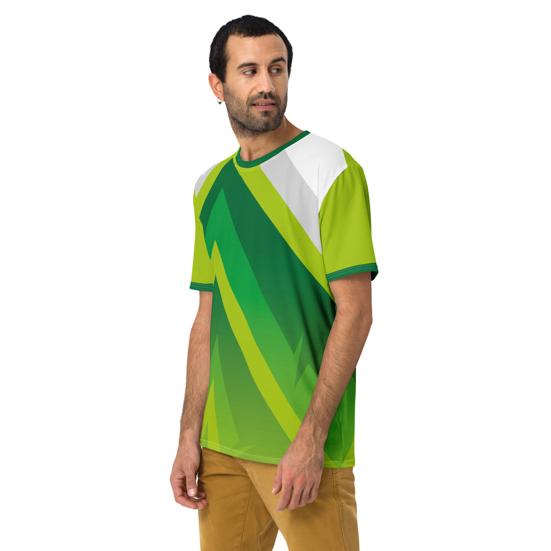 Premium Men's Jersey - Green-White Top