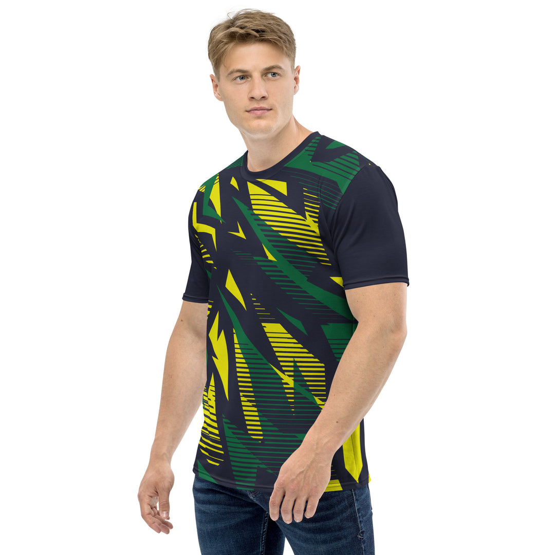 Premium Men's Jersey - Black-Yellow Arrow