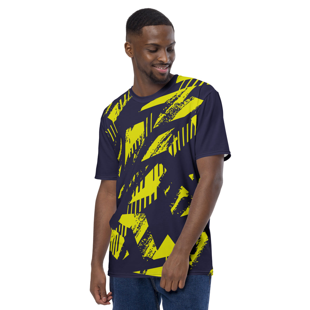 Premium Men's Jersey - Purple-Yellow Track