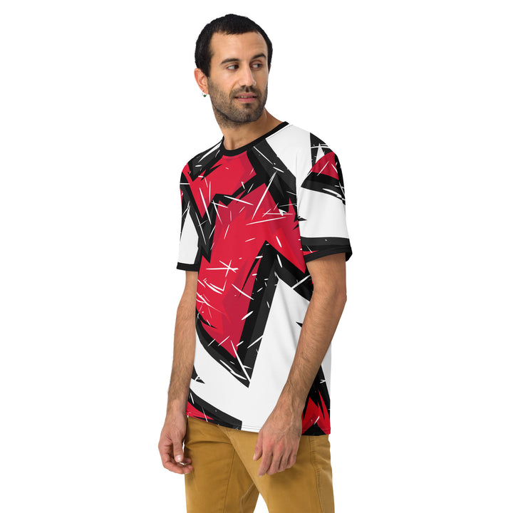 Premium Men's Jersey - White-Red Sparks