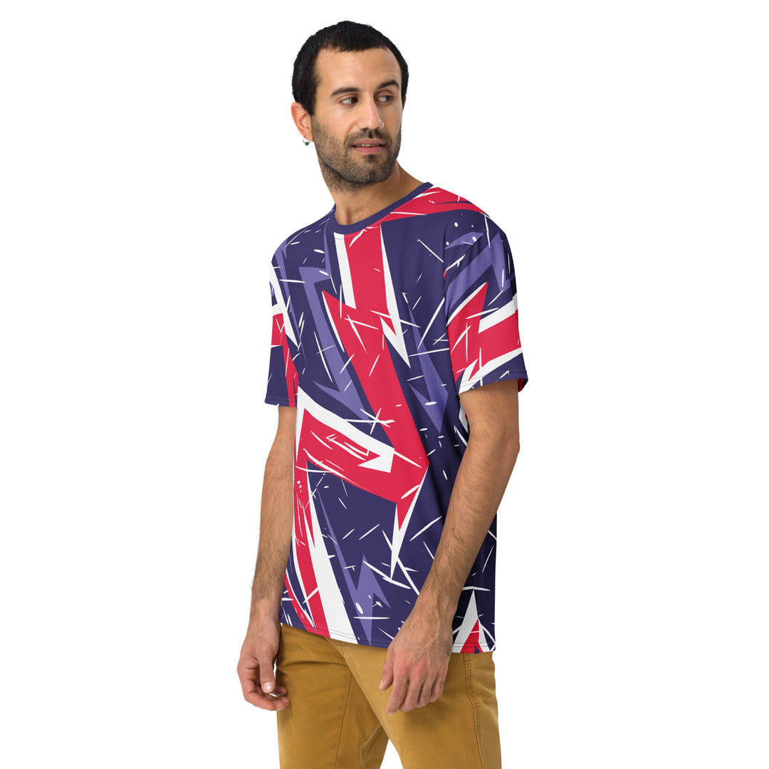 Premium Men's Jersey - Purple-Red Sparks