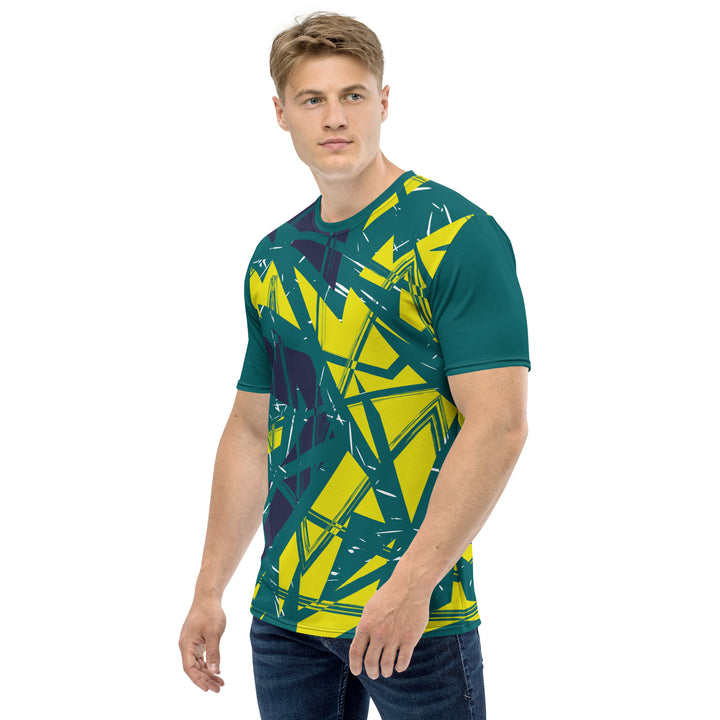 Premium Men's Jersey - Green-Yellow Tough