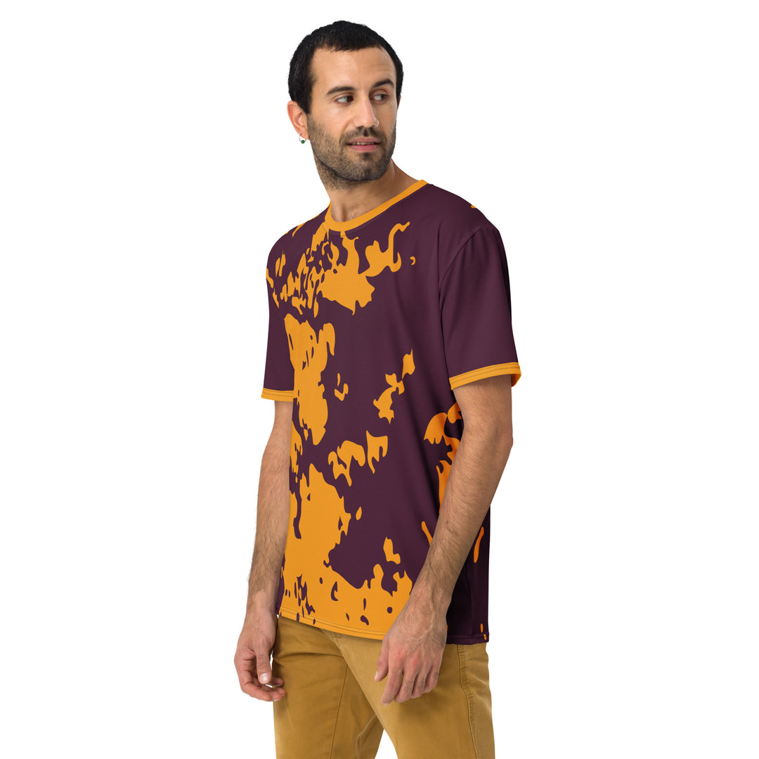 Premium Men's Jersey - Brown-Orange Marks