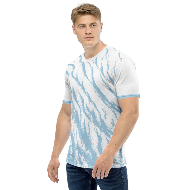 Premium Men's Jersey - Blue-White Sand