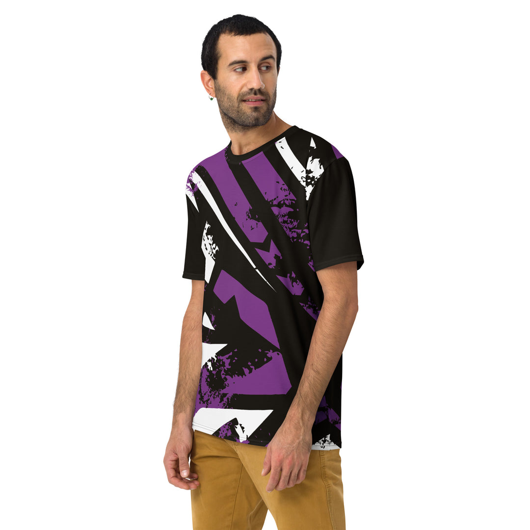 Premium Men's Jersey - Black-Purple Charge