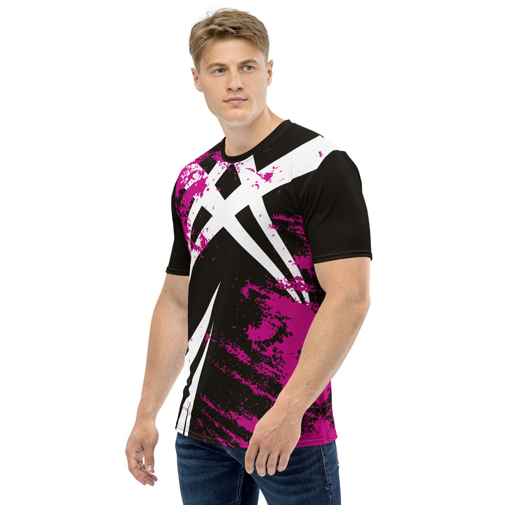 Premium Men's Jersey - Black-Pink Tribal