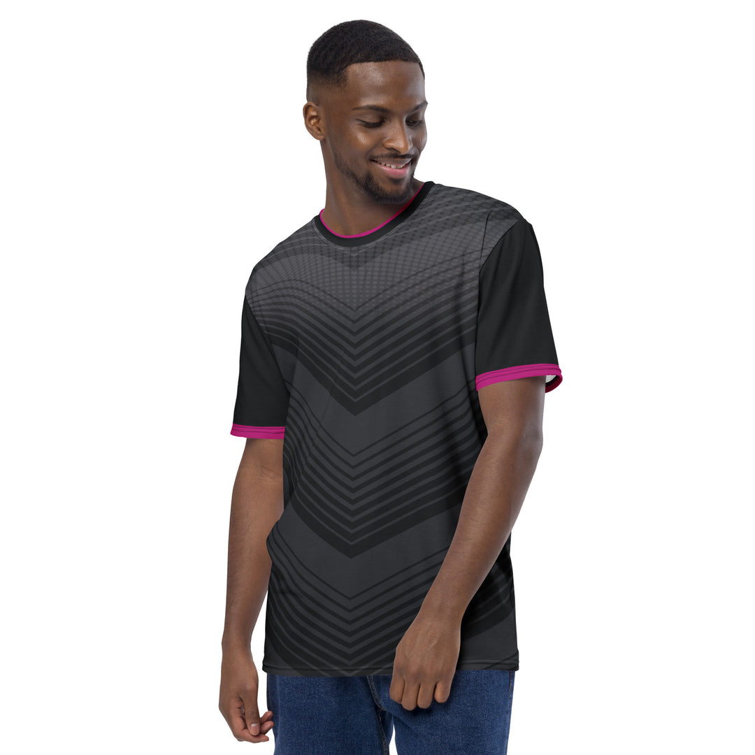 Premium Men's Jersey - Black-Grey Arrow