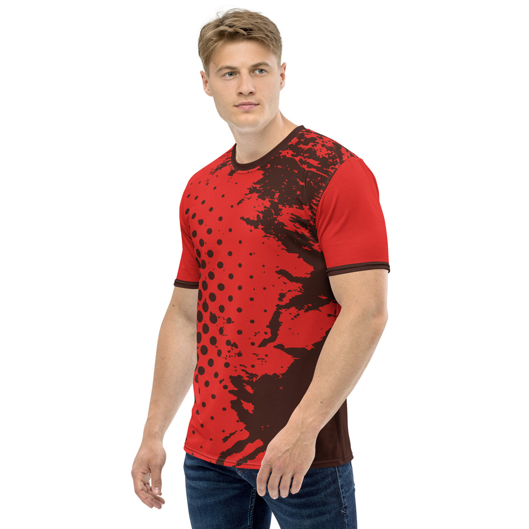 Premium Men's Jersey - Red Dots