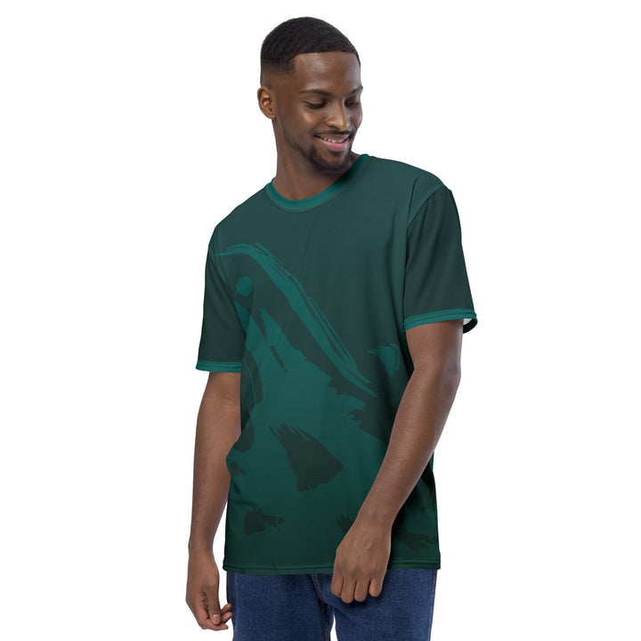 Premium Men's Jersey - Green Skull