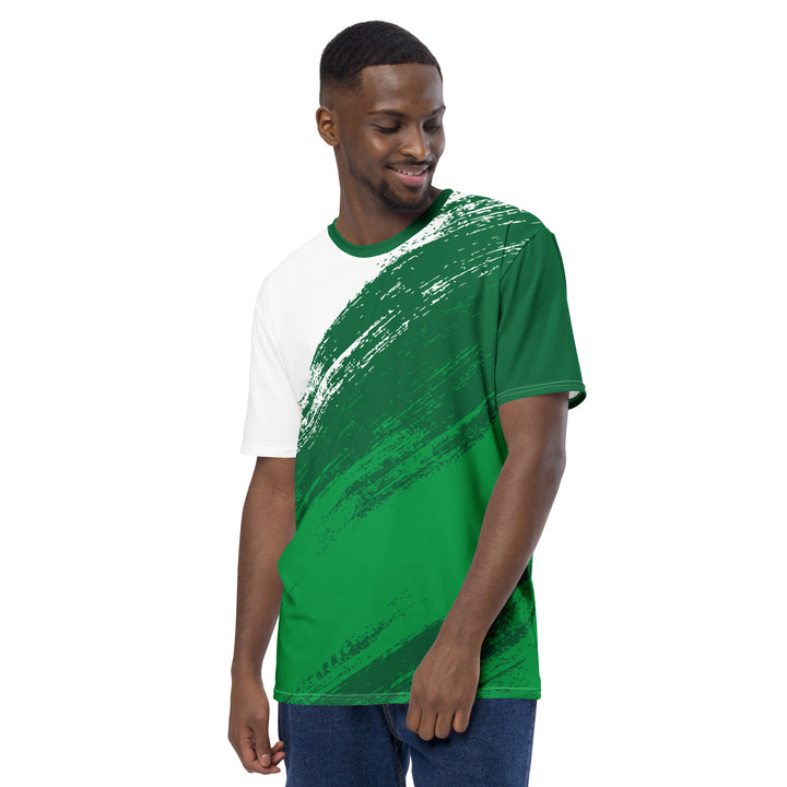 Premium Men's Jersey - Green-White Up