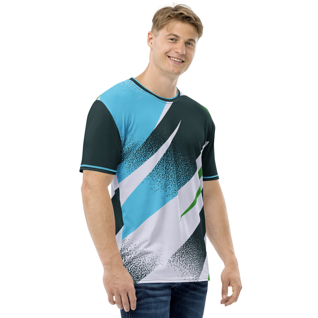 Premium Men's Jersey - Green-Blue Spirit