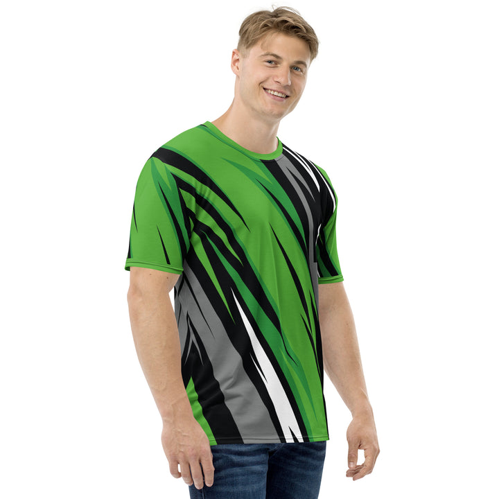 Premium Men's Jersey - Green-Black Racing