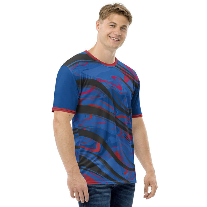 Premium Men's Jersey - Blue-Red Away