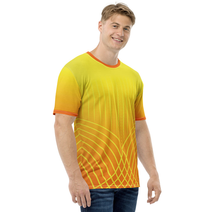 Premium Men's Jersey - Orange-Yellow Legend