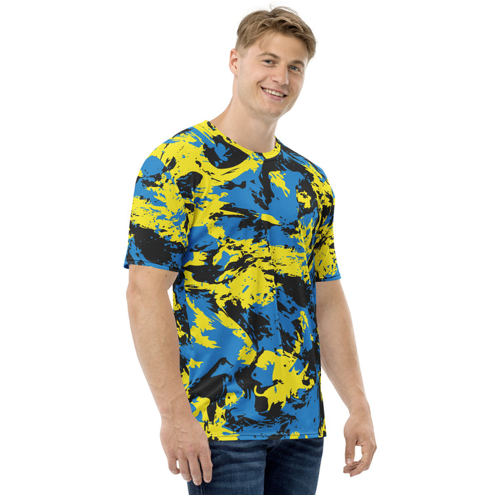 Premium Men's Jersey - Blue-Yellow Distraction