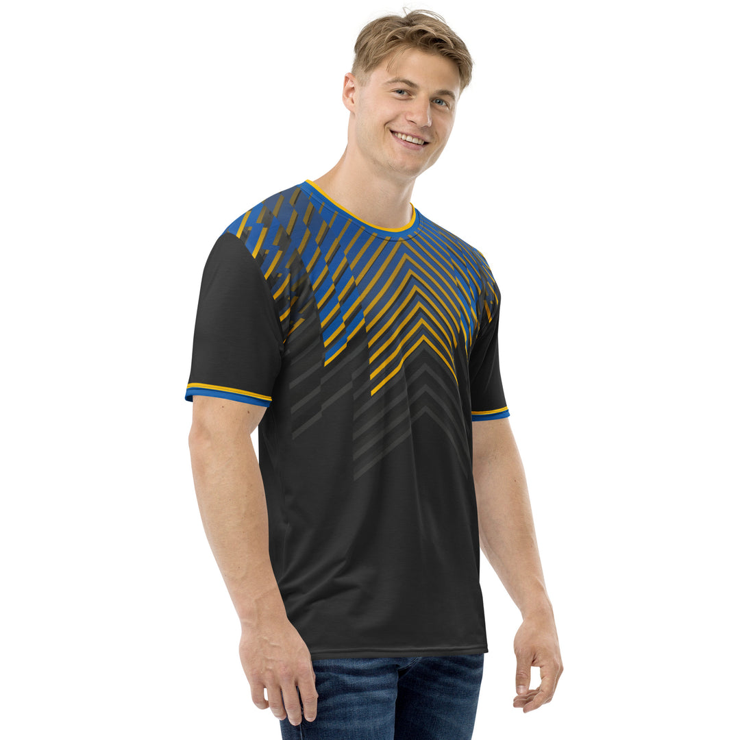 Premium Men's Jersey - Grey-Yellow Energy