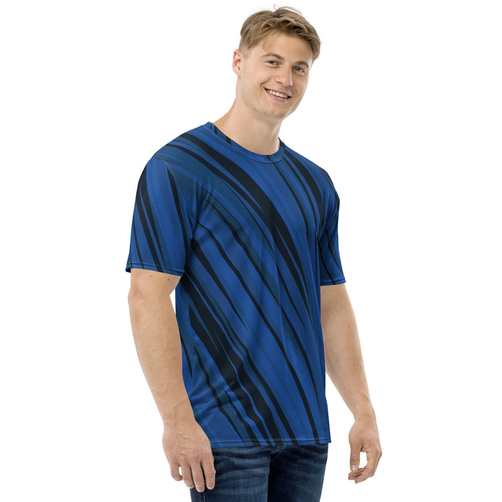 Premium Men's Jersey - Blue-Black Line