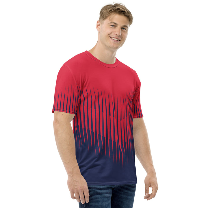 Premium Men's Jersey - Red-Blue Barrier