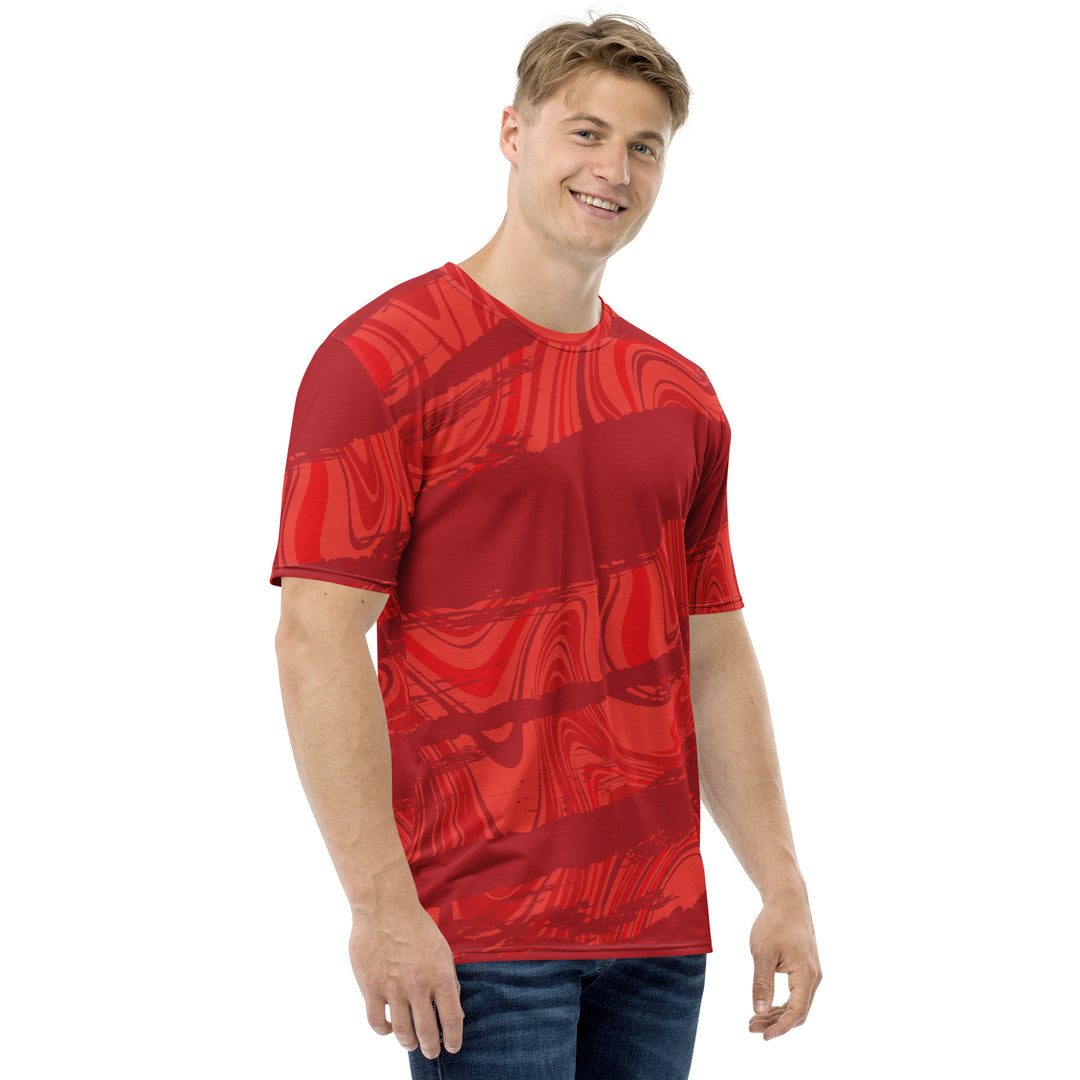 Premium Men's Jersey - Red Lava