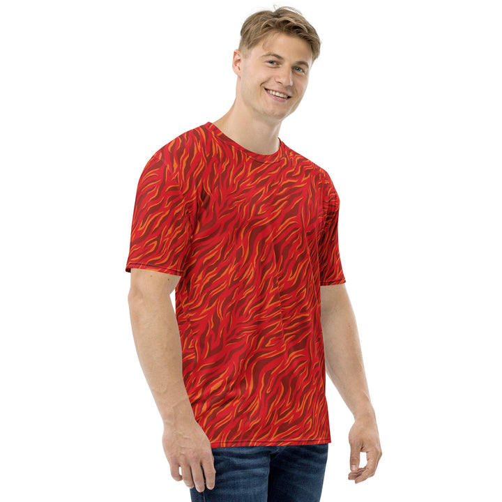 Premium Men's Jersey - Red Fire