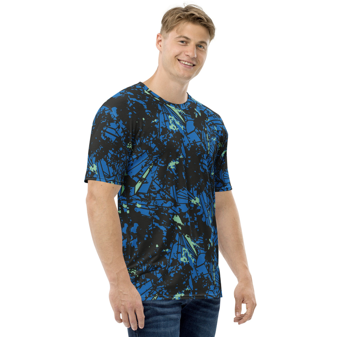 Premium Men's Jersey - Blue Crack