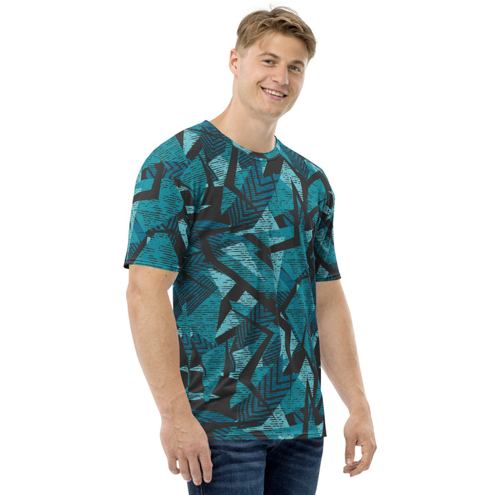 Premium Men's Jersey - Turquoise-Black Arrow