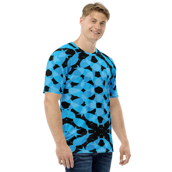 Premium Men's Jersey - Blue-Black Multiply