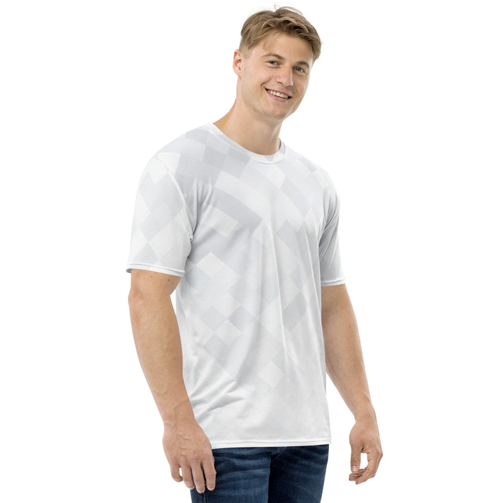 Premium Men's Jersey - White Square