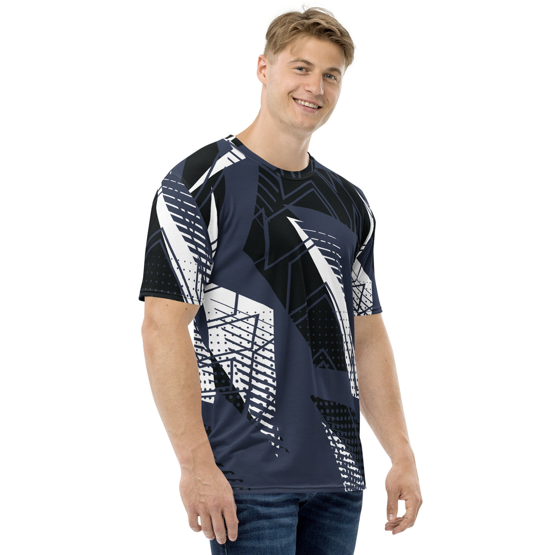 Premium Men's Jersey - Black-White Track