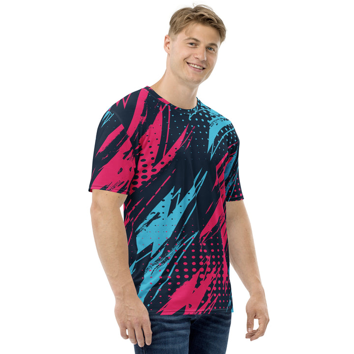 Premium Men's Jersey - Blue-Pink Future