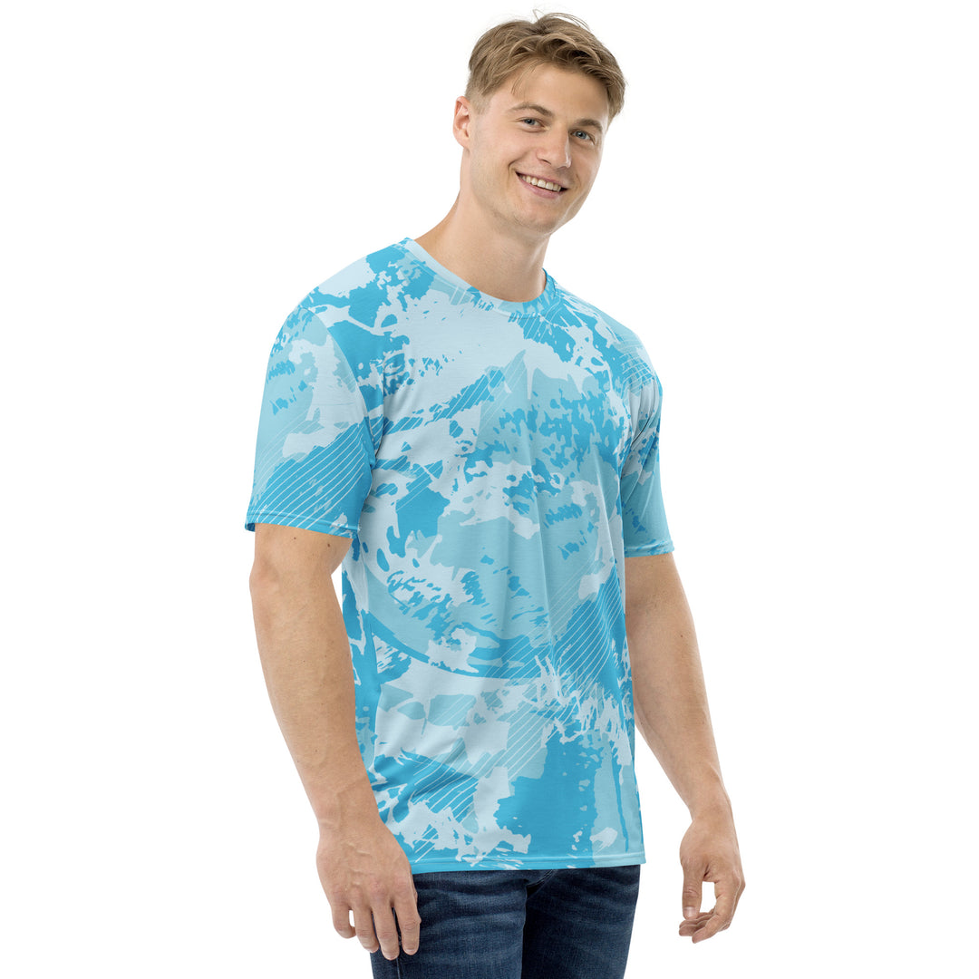 Premium Men's Jersey - Turquoise Shake