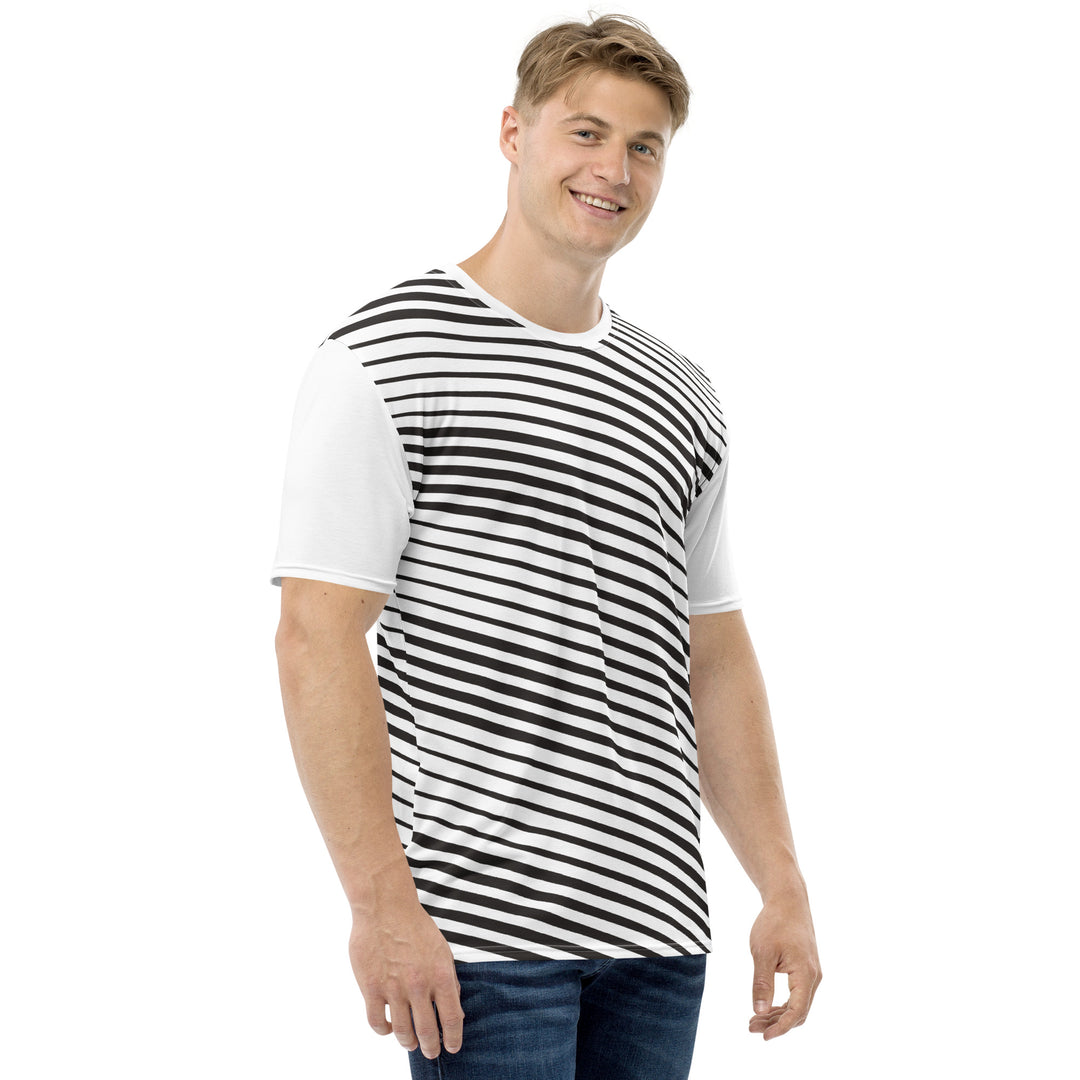 Premium Men's Jersey - Black-White Scar