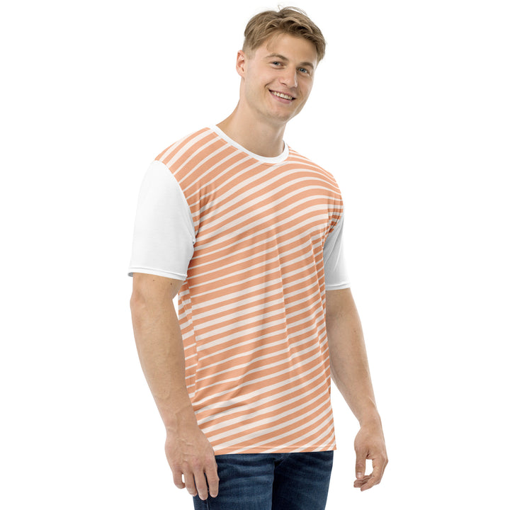 Premium Men's Jersey - White-Orange Scar